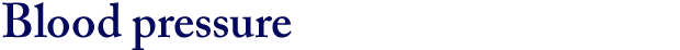 Blood pressure
